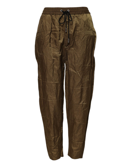 Dsquared² Braun Mid Waisted Frauen Sweatpants Hosen