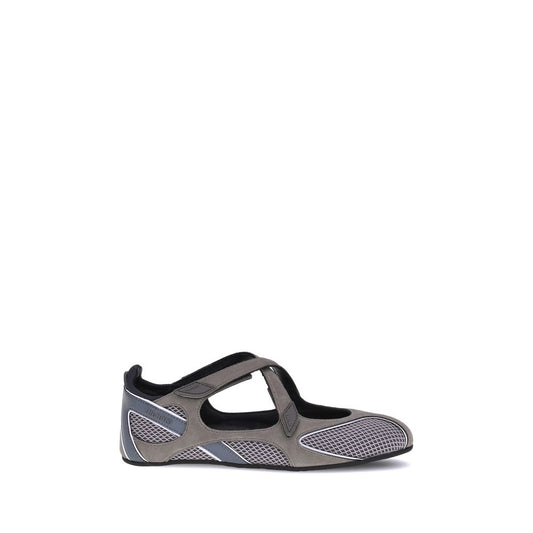 The Attico Graue Polyethylen-Ballerinas