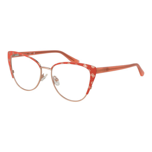 Guess Orangefarbene Metallbrille (Gestelle)