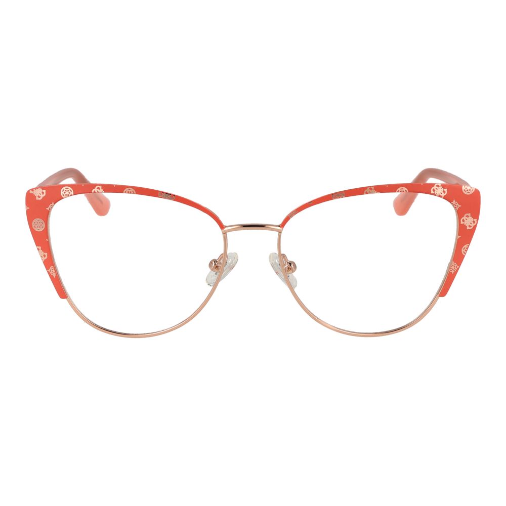 Guess Orangefarbene Metallbrille (Gestelle)