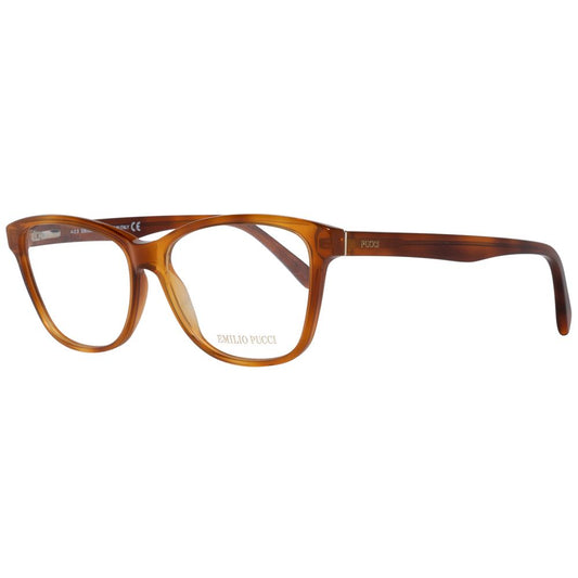 Emilio Pucci Braune Kunststoff-Brille (Gestelle)