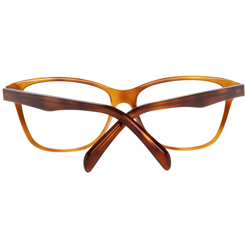 Emilio Pucci Braune Kunststoff-Brille (Gestelle)
