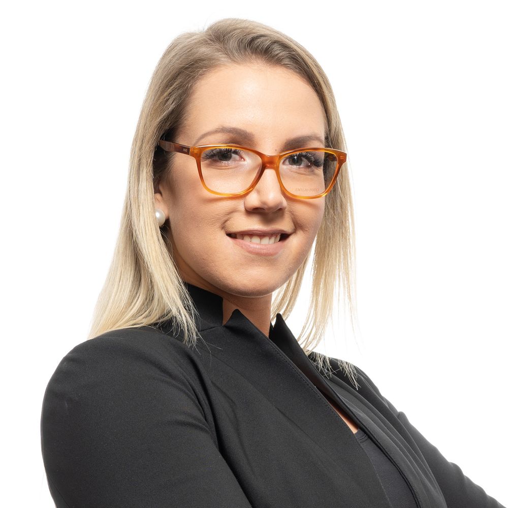 Emilio Pucci Braune Kunststoff-Brille (Gestelle)