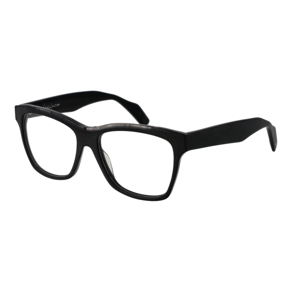 Yohji Yamamoto Schwarze Acetat-Brille (Gestell)