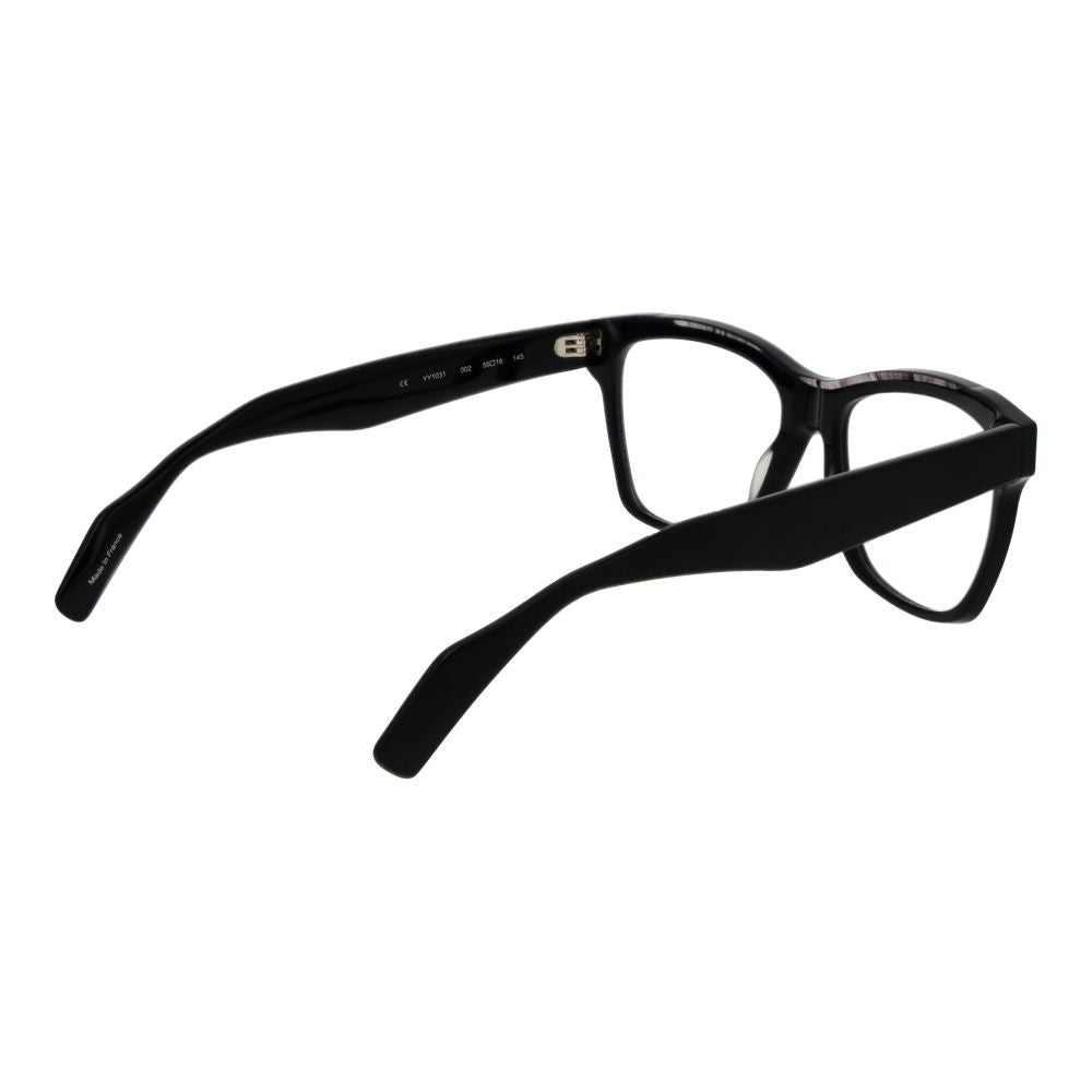 Yohji Yamamoto Schwarze Acetat-Brille (Gestell)
