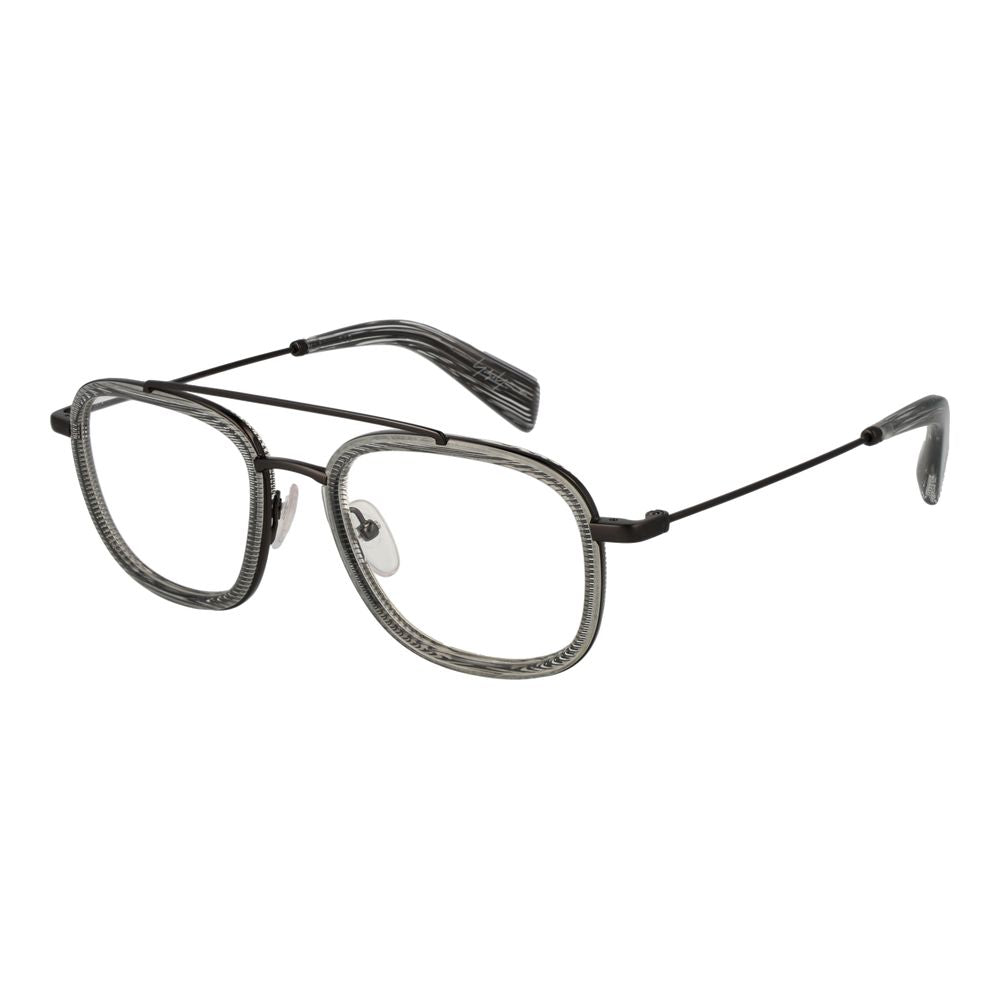 Yohji Yamamoto Graue Kunststoff-Brille (Gestell)