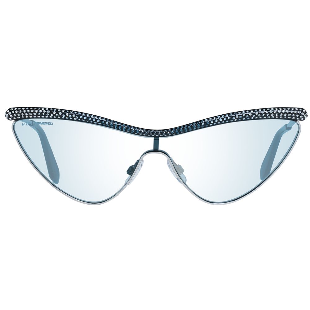 Atelier Swarovski Graue Metall-Sonnenbrille