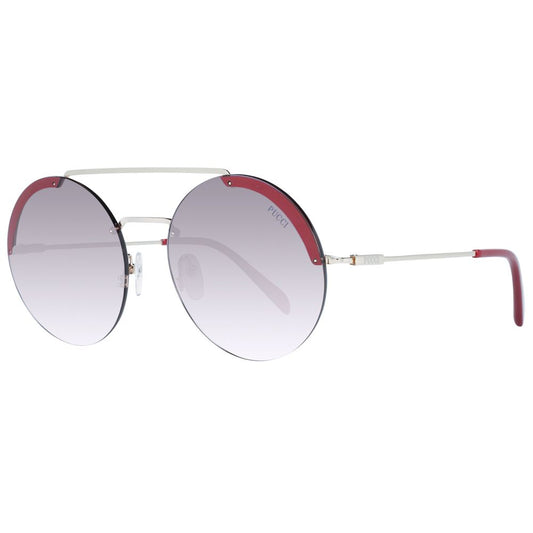 Emilio Pucci Goldfarbene Metall-Sonnenbrille