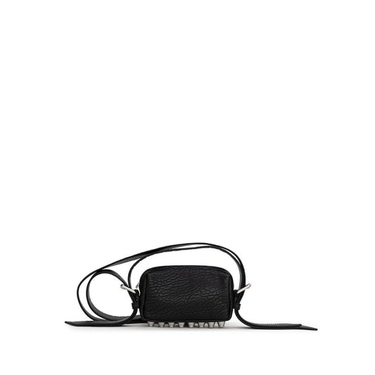 Alexander Wang Schwarze Leder-Umhängetasche