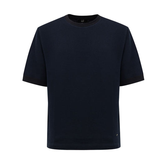 Dunhill T-Shirt aus blauer Baumwolle