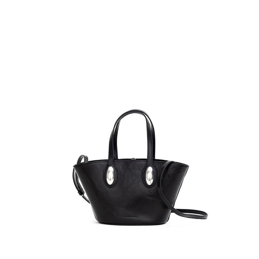 Alexander Wang Schwarze Leder-Umhängetasche