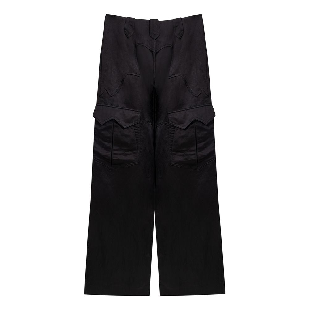 Tom Ford Schwarze Viskose-Cargo-Hose