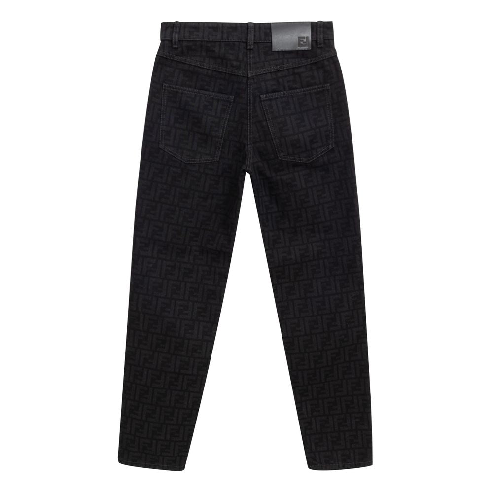Fendi Schwarze Baumwolljeans Denim