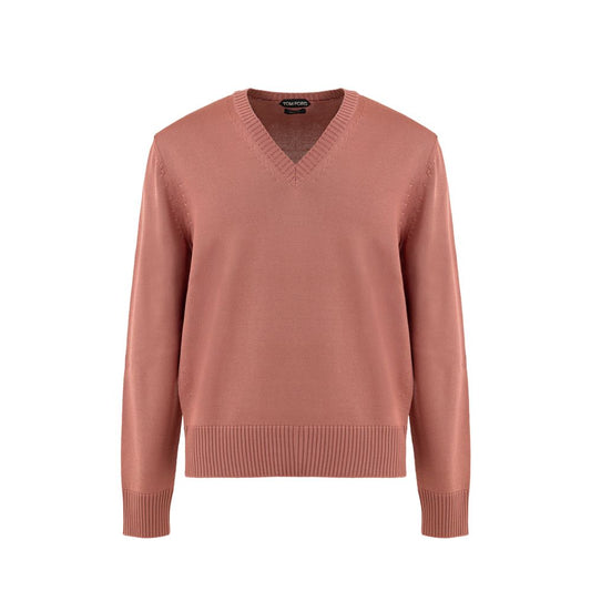 Tom Ford Seiden-Sweatshirt in Zartrosa