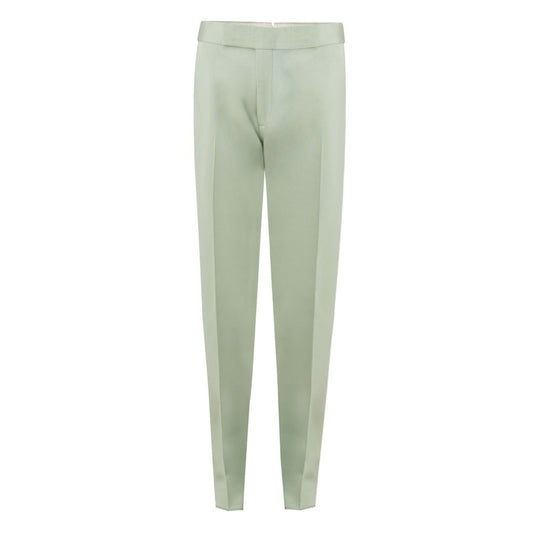 Tom Ford Grüne Viskose-Chino-Hose