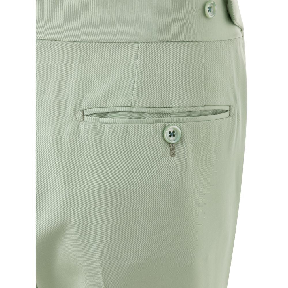 Tom Ford Grüne Viskose-Chino-Hose