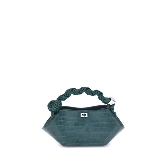 Ganni Bou mini Krokodil-Lackleder Handtasche