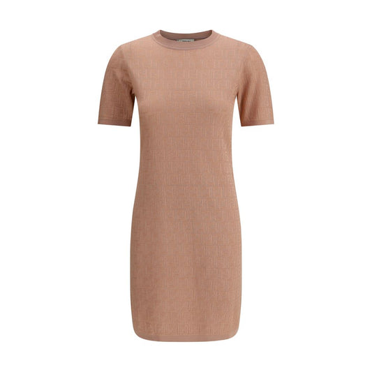 Fendi FF Muster Midikleid
