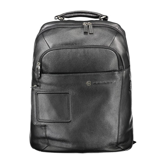 Piquadro Schwarzer Nylon-Rucksack