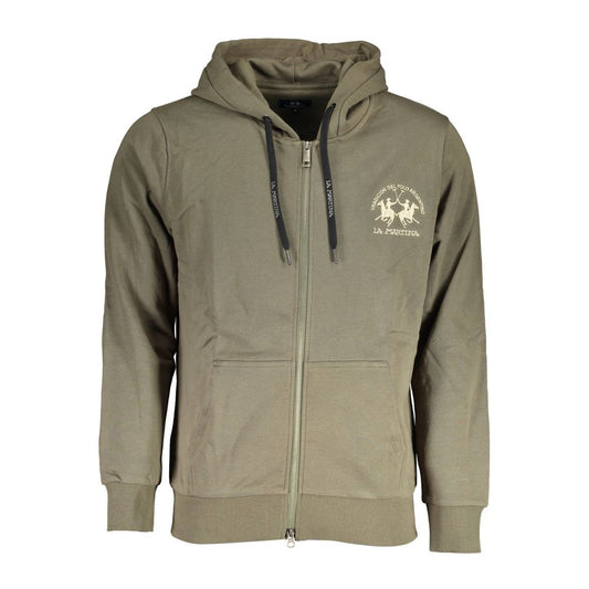 La Martina Grüner Baumwollpullover