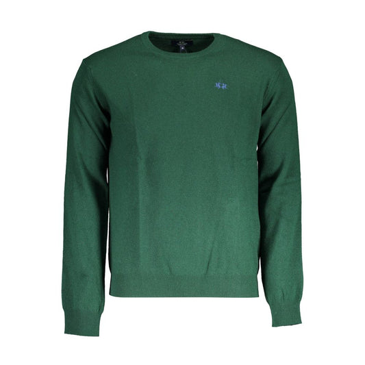 La Martina Grüner Pullover aus Wolle