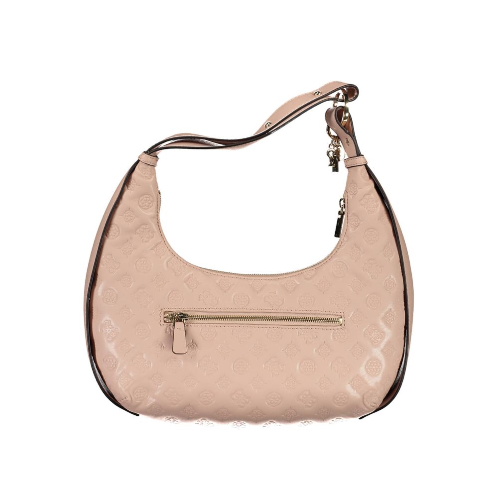 Guess Jeans Rosa Polyethylen-Handtasche