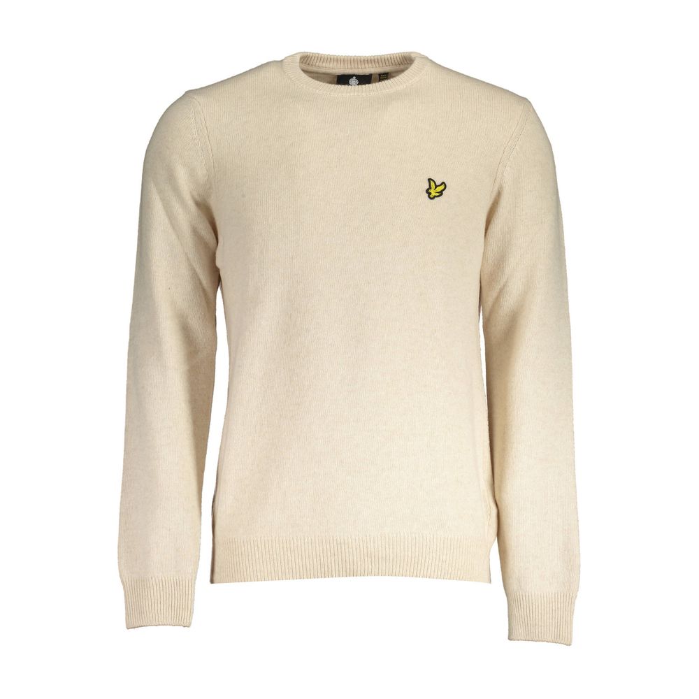 Lyle & Scott Beigefarbener Pullover aus Wolle