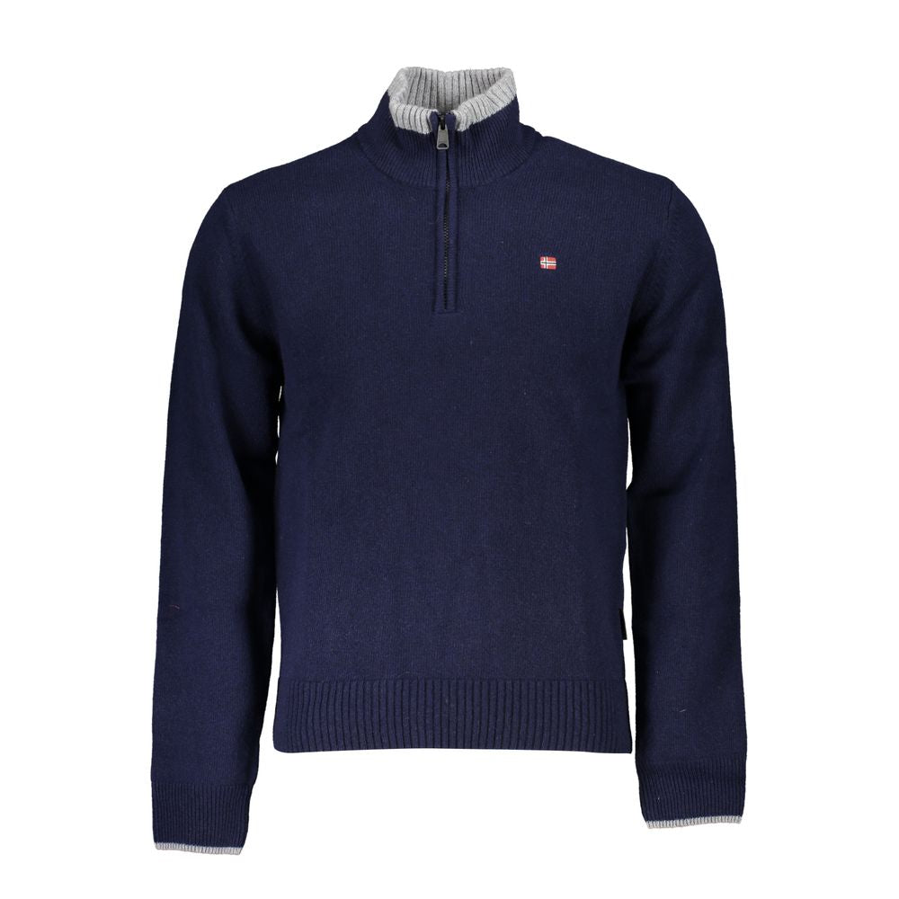 Napapijri Blauer Stoffpullover