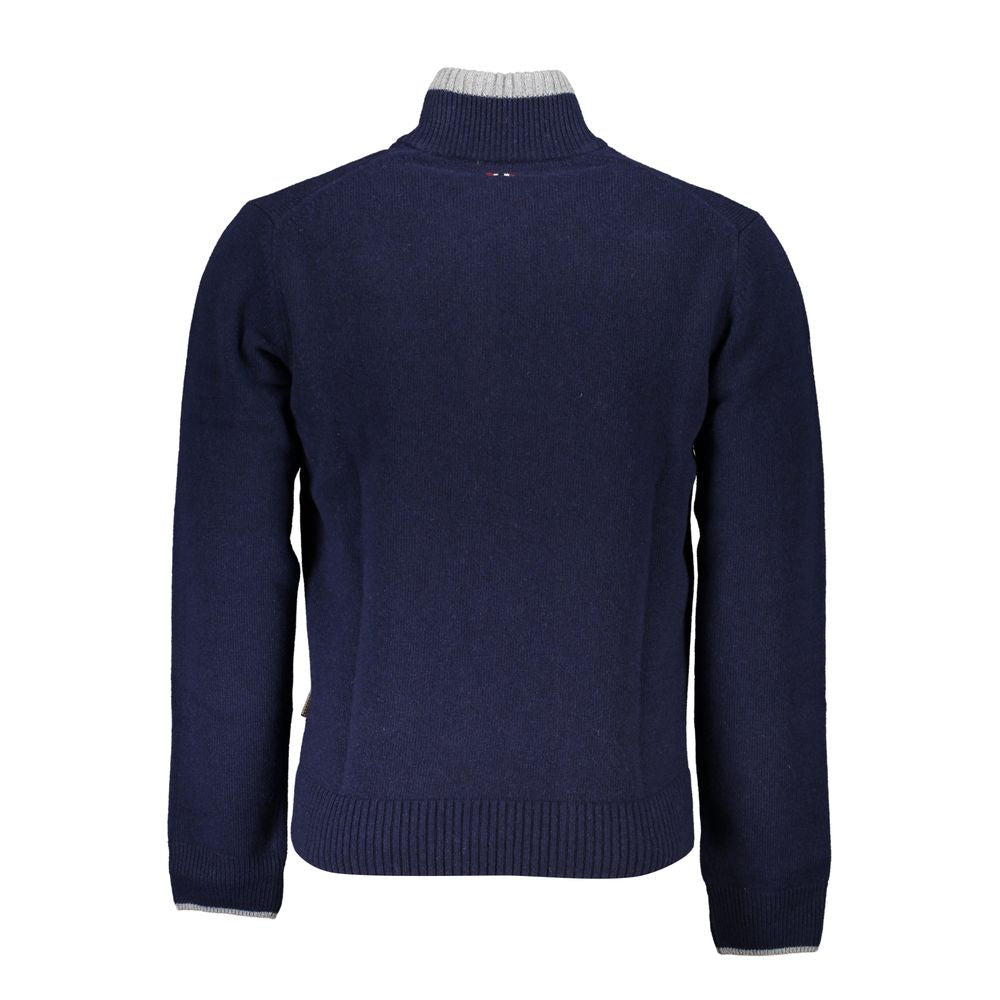 Napapijri Blauer Stoffpullover