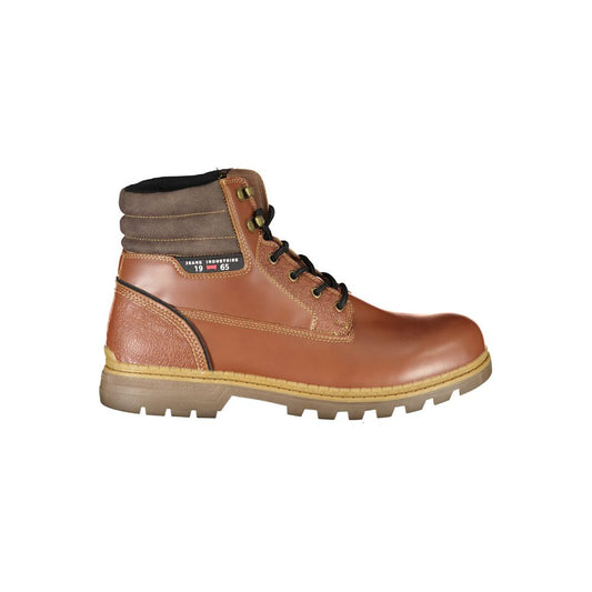 Carrera Brauner Polyester-Stiefel