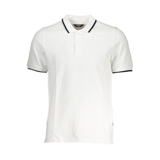 K-WAY Weißes Baumwoll-Poloshirt