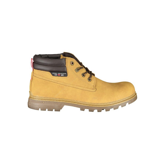 Carrera Gelber Polyester-Stiefel