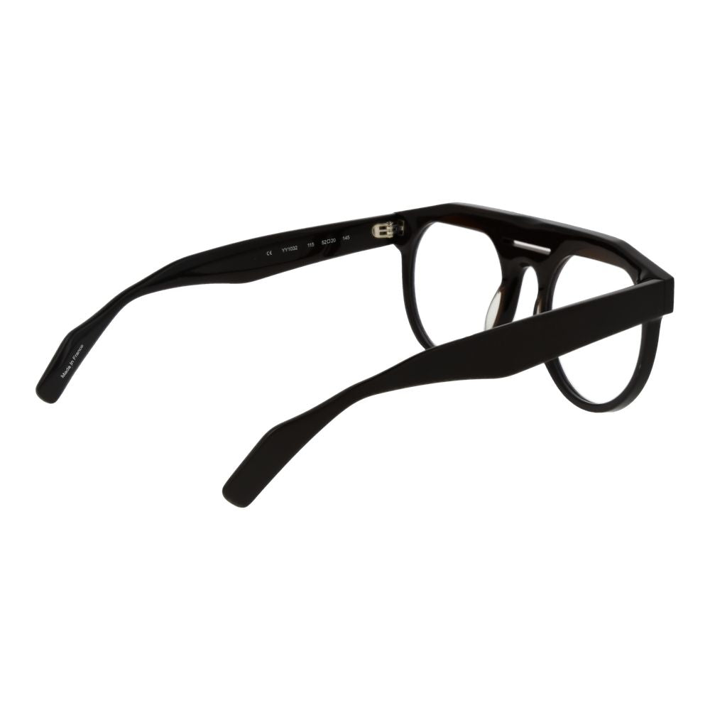 Yohji Yamamoto Braune Kunststoff-Brille (Rahmen)