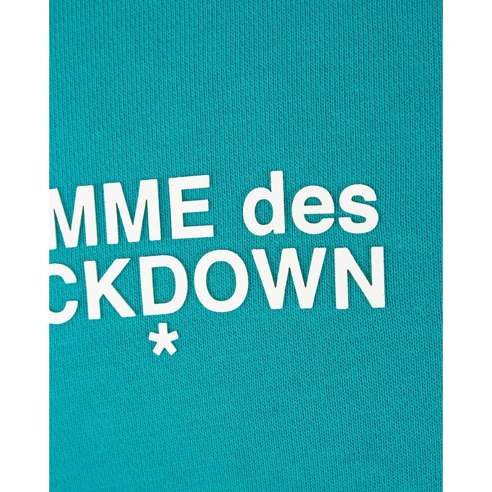 Comme Des Fuckdown Grüner Baumwoll-Hoodie für Männer