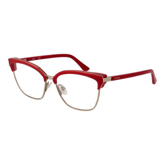 Guess Rote Brille mit Edelstahlgestell (Rahmen)