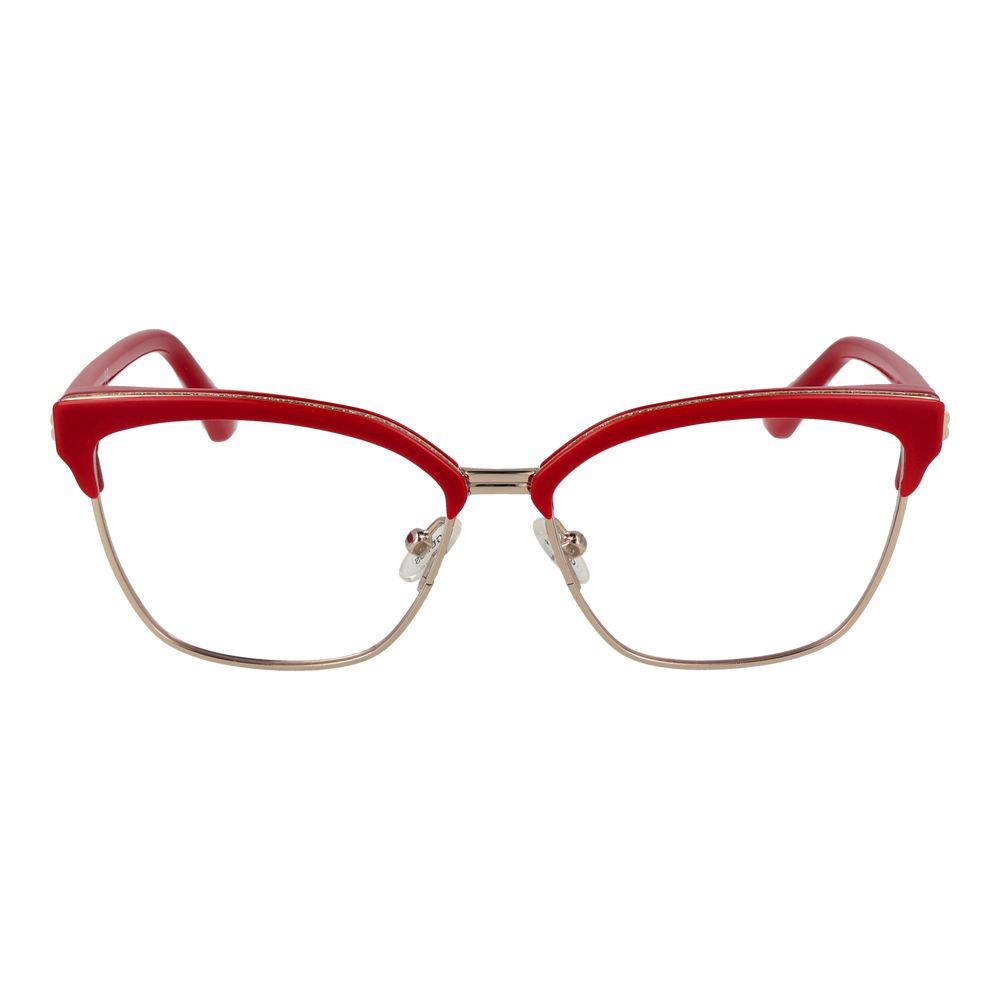 Guess Rote Brille mit Edelstahlgestell (Rahmen)