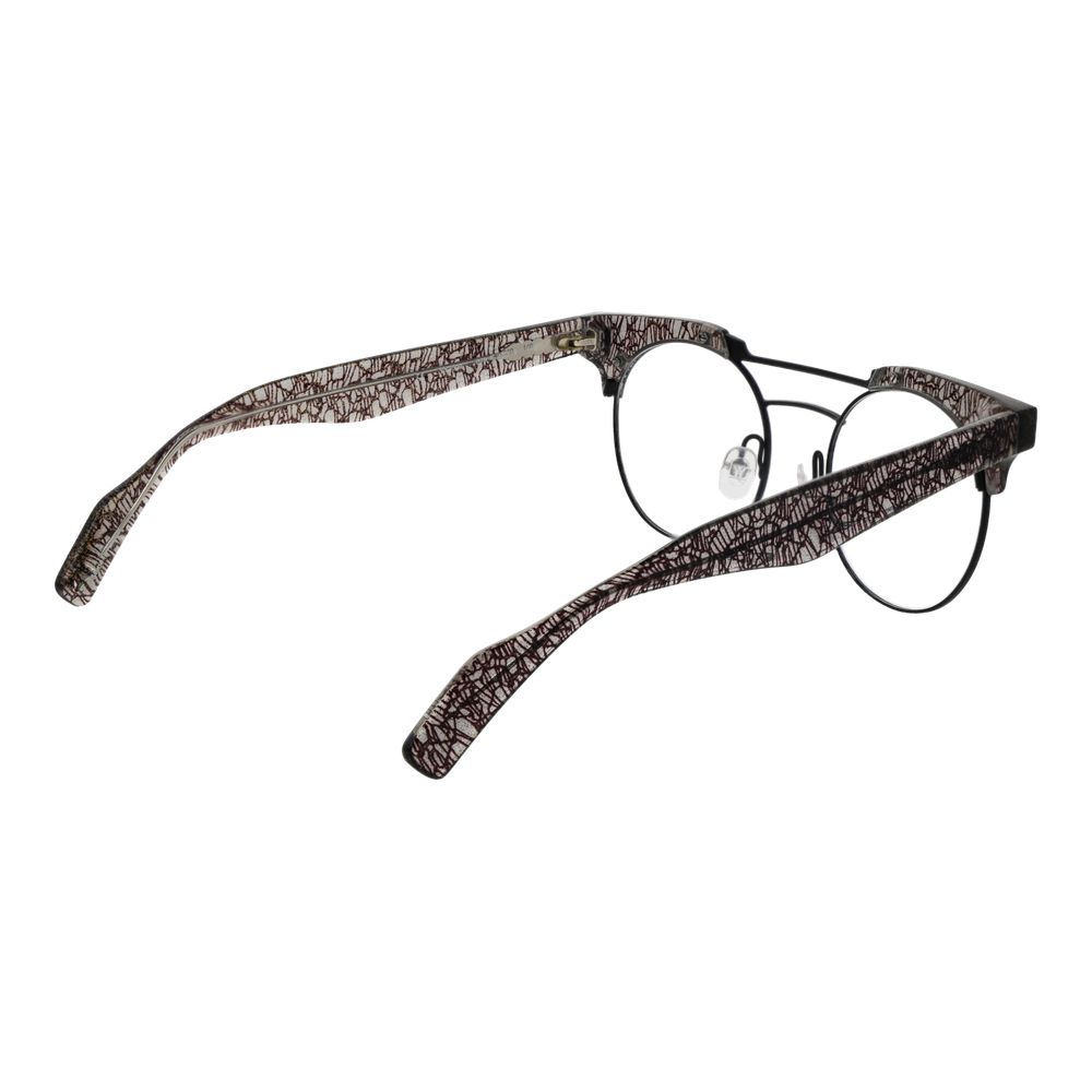 Yohji Yamamoto Schwarze Kunststoffbrille (Rahmen)