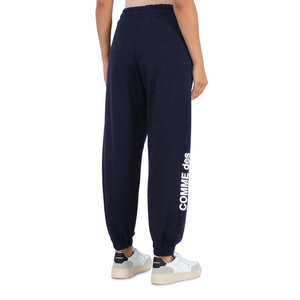 Comme Des Fuckdown Blaue Baumwolle Damen Sweatpants