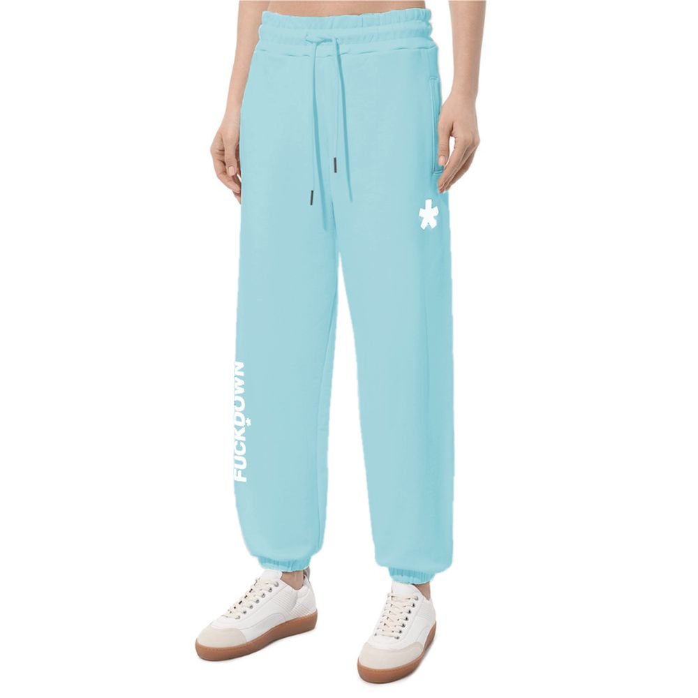 Comme Des Fuckdown Blaue Baumwolle Damen Sweatpant