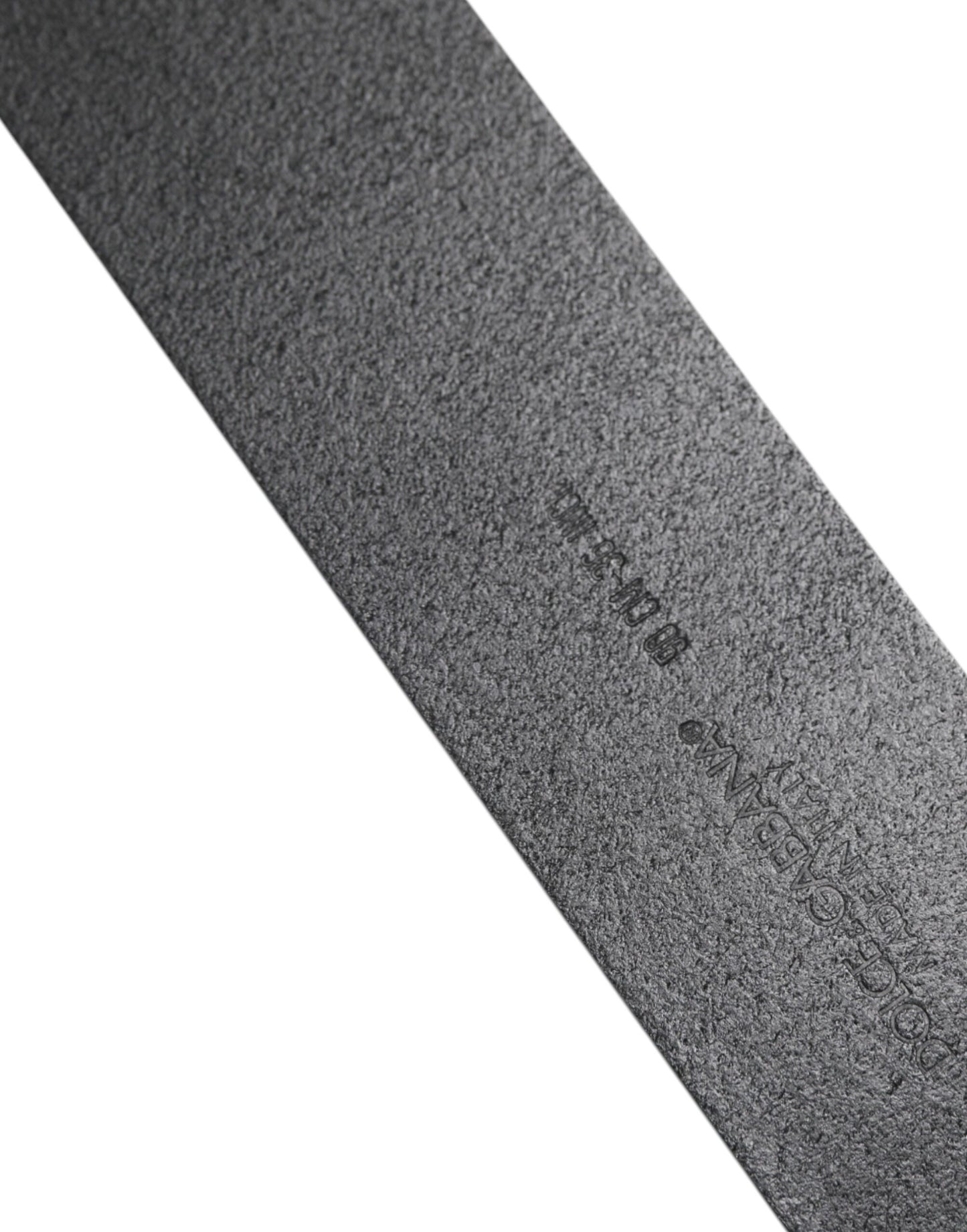 Dolce & Gabbana Schwarzer Ledergürtel mit klassischer Metallschnalle