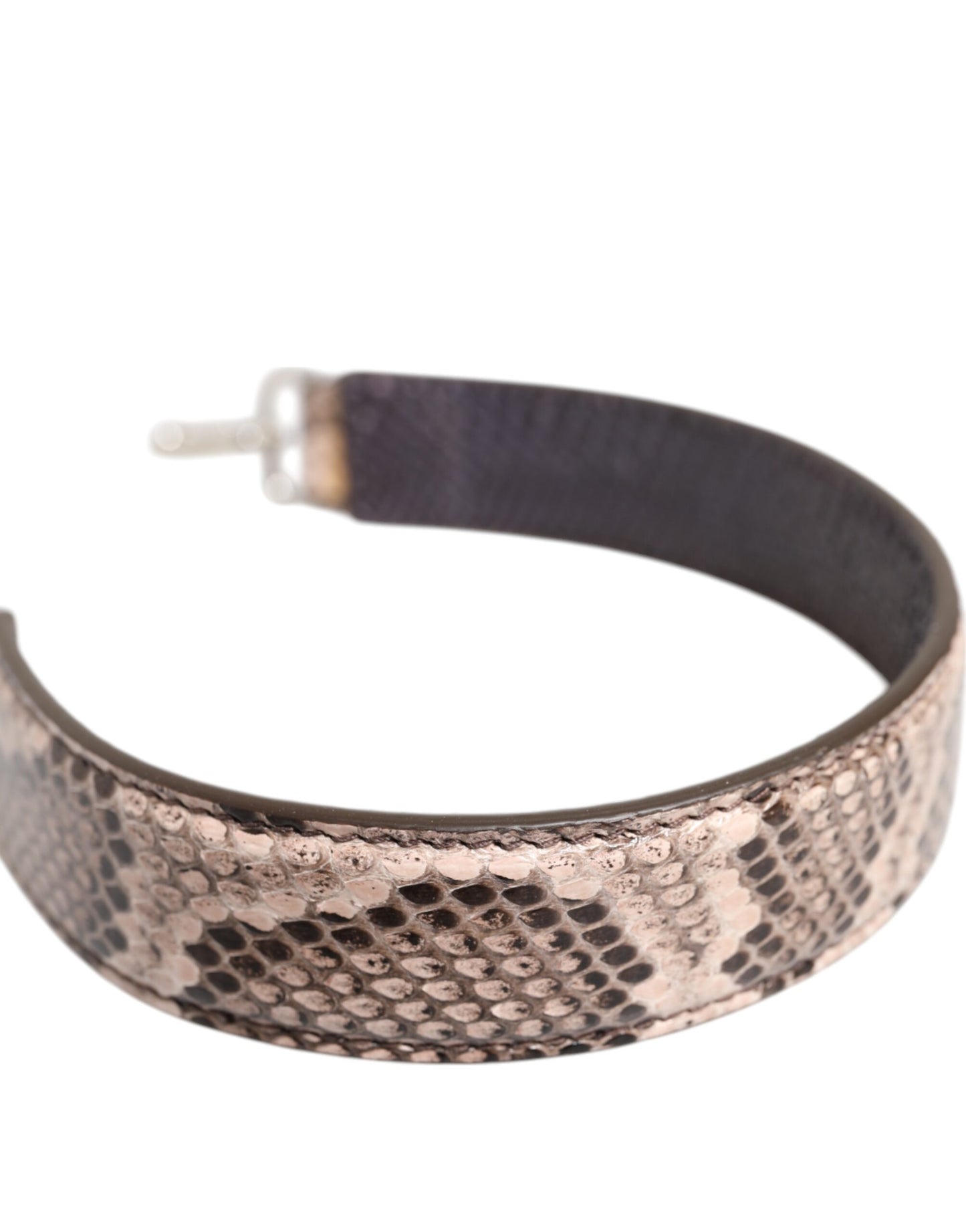 Dolce & Gabbana Beige Exotisches Leder Handtasche Accessoire Schulterriemen