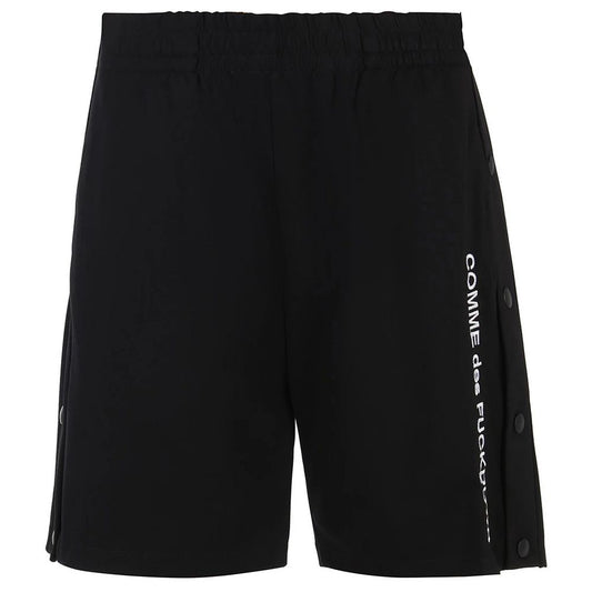 Comme Des Fuckdown Schwarze Viskose Herren Bermudashorts