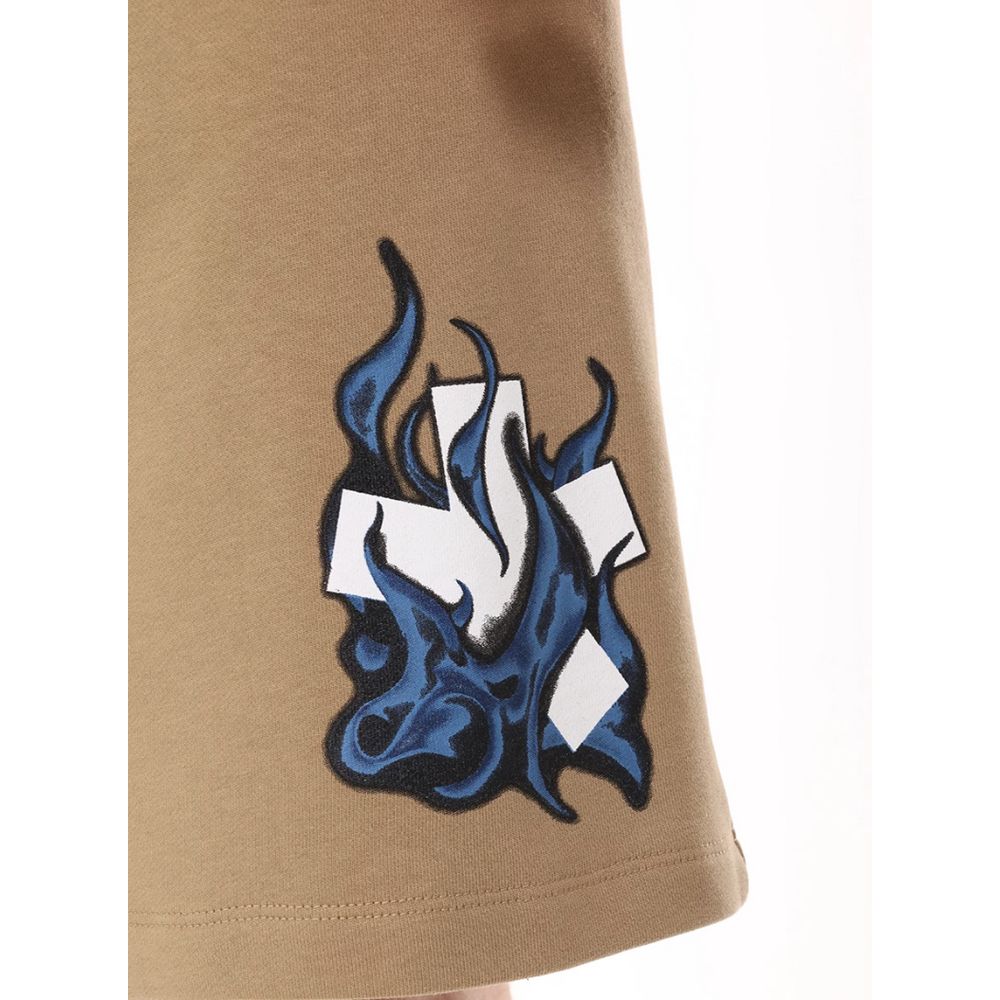 Comme Des Fuckdown Braun Baumwolle kurz