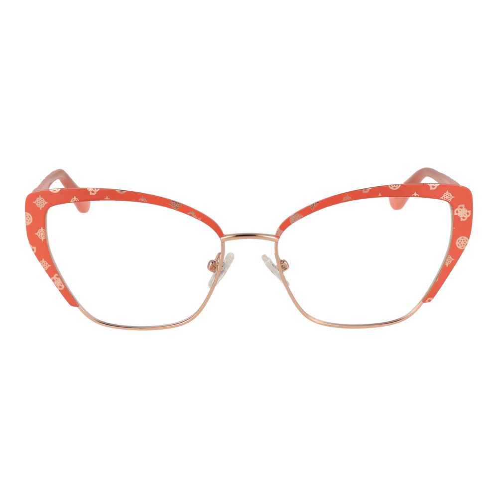 Guess Orangefarbene Metallbrille (Gestelle)