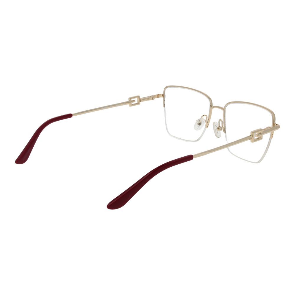 Guess Burgunderfarbene Metallbrille (Gestelle)