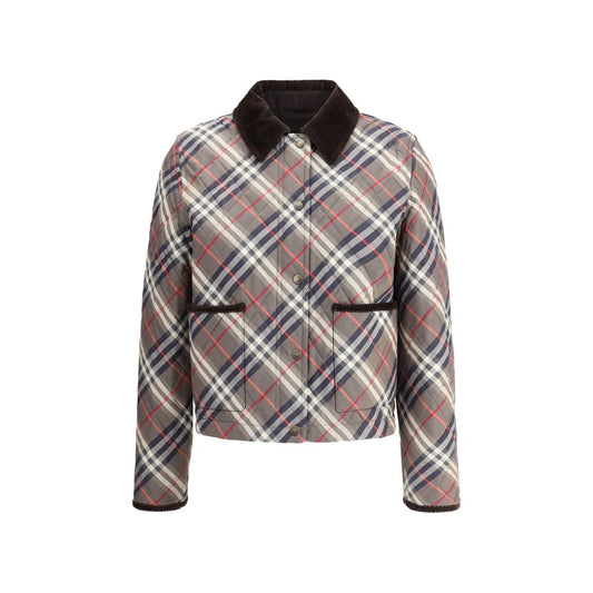 Burberry Karo-Wattierte Jacke