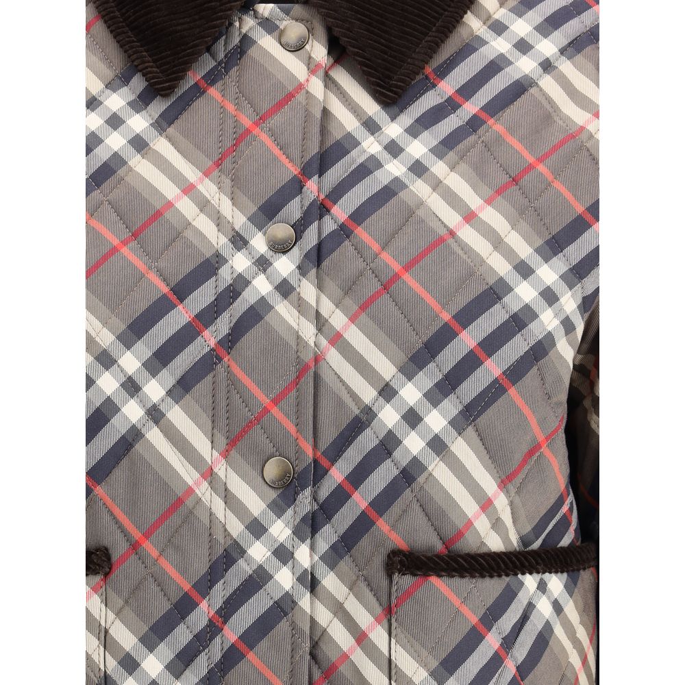 Burberry Karo-Wattierte Jacke