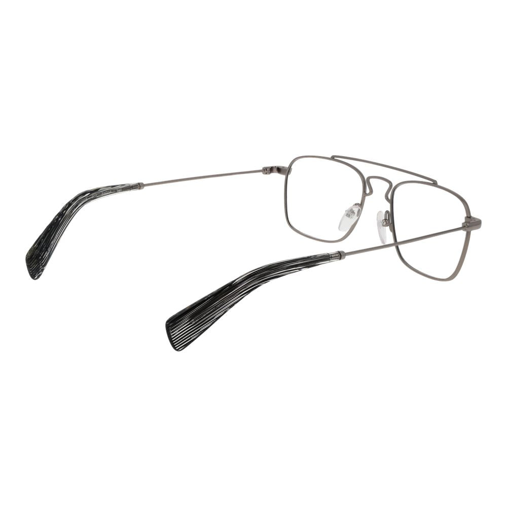 Yohji Yamamoto Silberne Metallbrille (Gestelle)