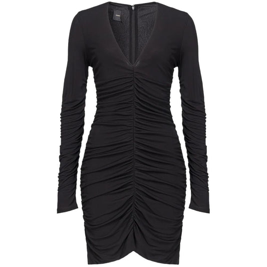 PINKO Schwarzes Nylonkleid