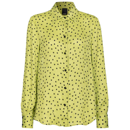 PINKO Grünes Polyester-Hemd